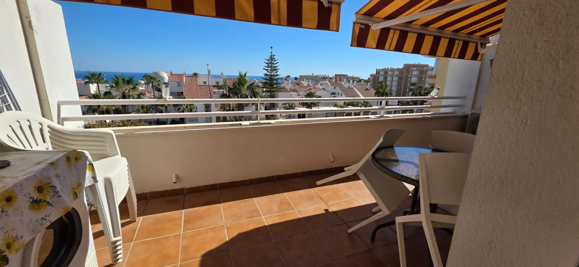 Terraza de Apartamento de alquiler en Torrox con Aire acondicionado, Calefacción y Terraza