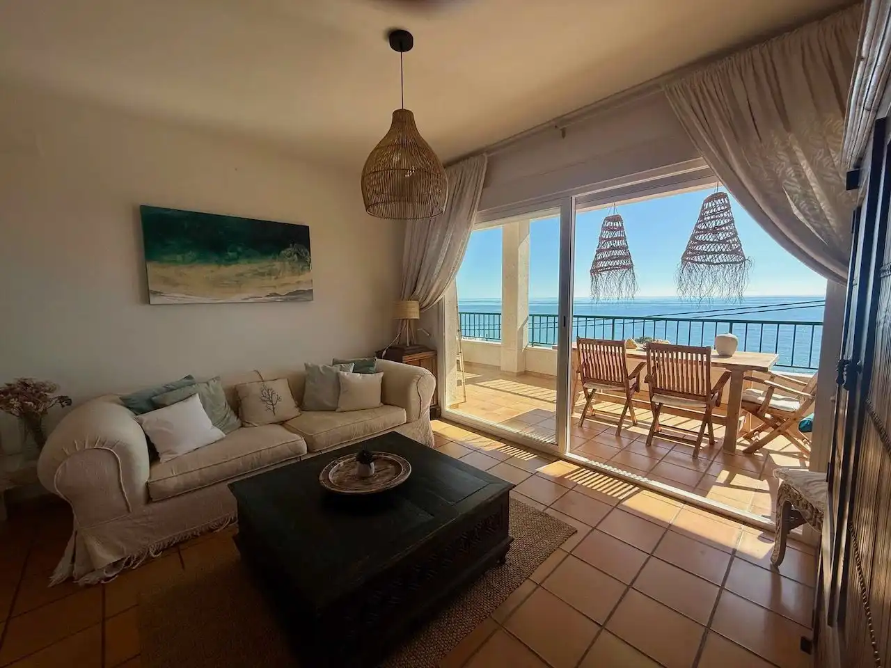 Sala de estar de Ático en venta en Altea con Aire acondicionado, Calefacción y Terraza