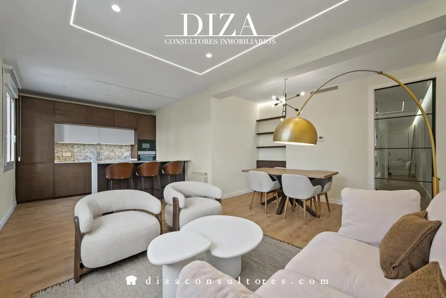 Wohnzimmer von Wohnung zum Verkauf in Madrid mit Klimaanlage, Heizung und Abstellraum