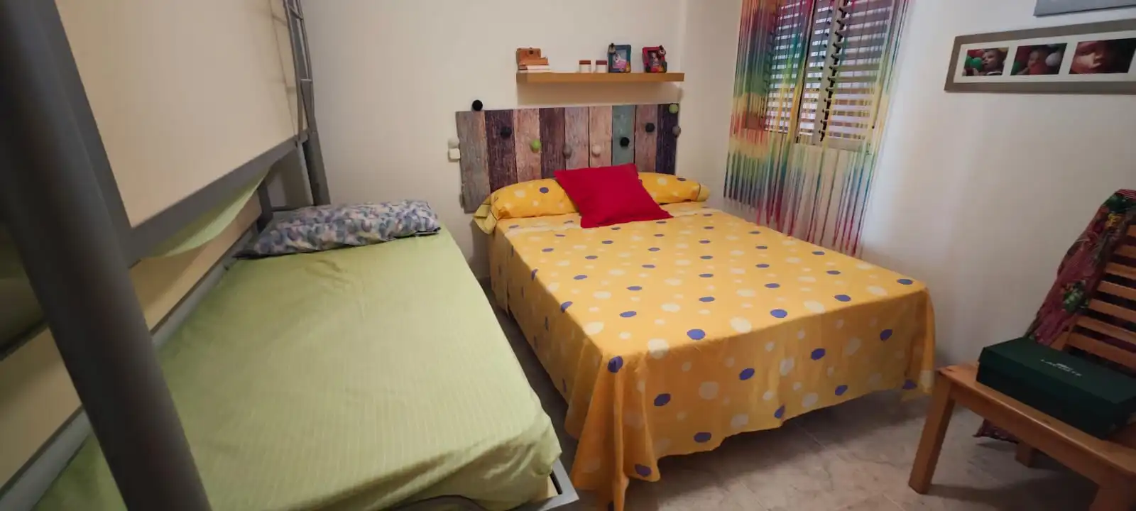 Bedroom of Apartments for rent in Dénia  with Air Conditioner, Heating and Terrace