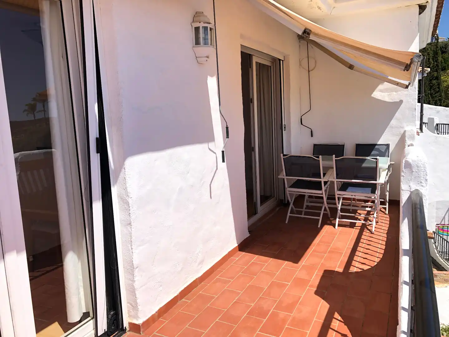 Terrasse von Dachboden zum Verkauf in Marbella mit Parkett, Terrasse und Ofen
