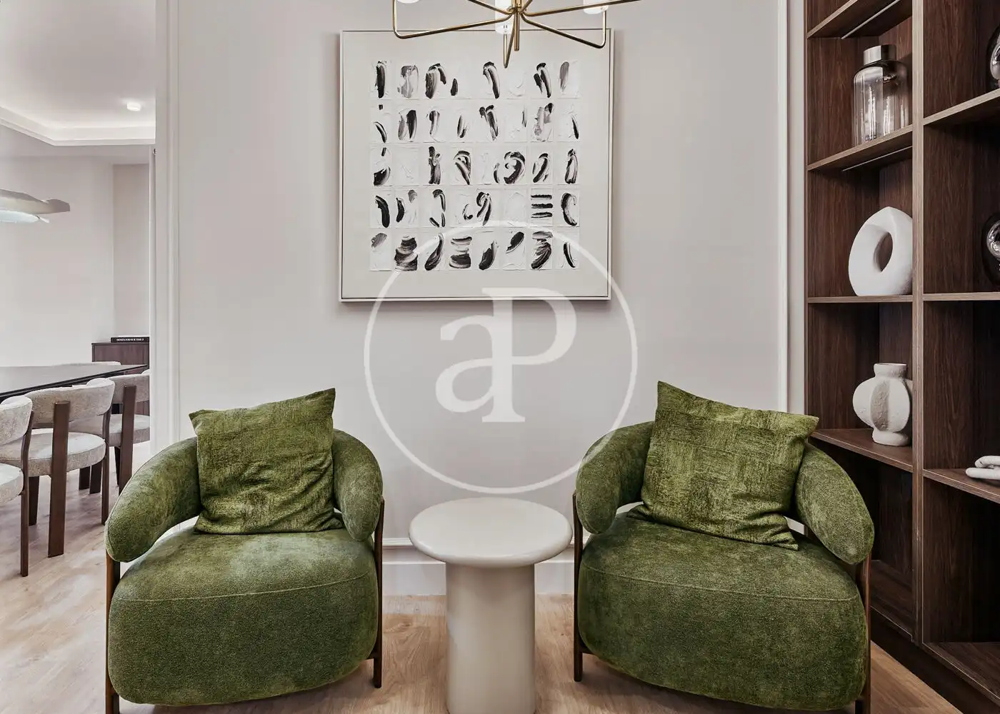 Wohnzimmer von Wohnung zum Verkauf in Madrid mit Klimaanlage, Heizung und Möbliert