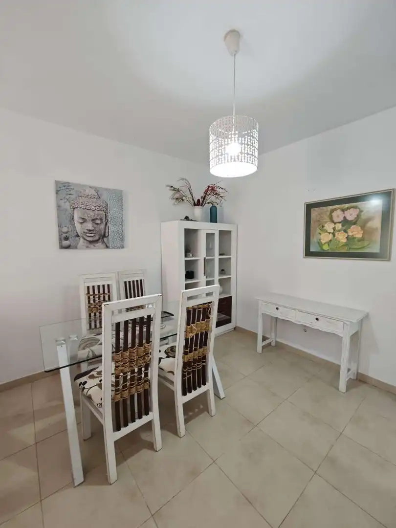 Dining room of Ground floor for sale in Vélez-Málaga  with Terrace, Swimming Pool and Furnished