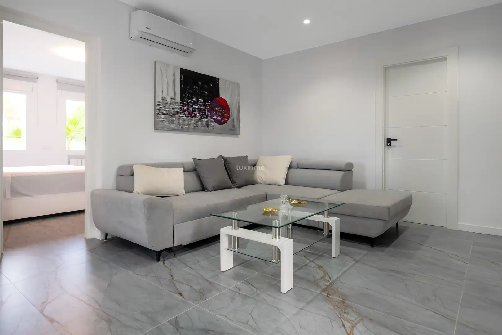 Sala de estar de Casa o chalet en venta en La Nucia con Aire acondicionado, Calefacción y Terraza