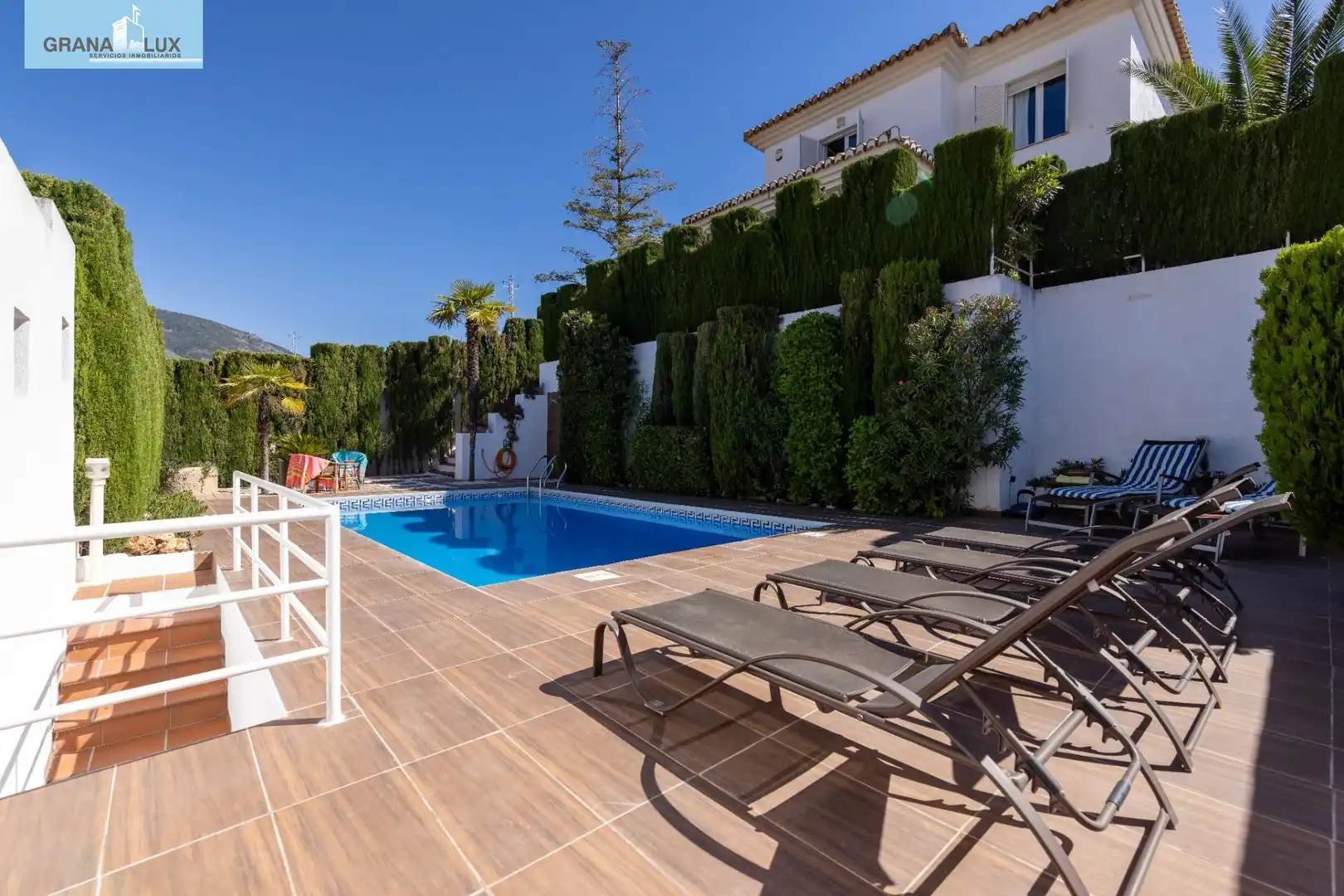 Piscina de Casa o chalet en venta en Monachil con Calefacción, Jardín privado y Terraza