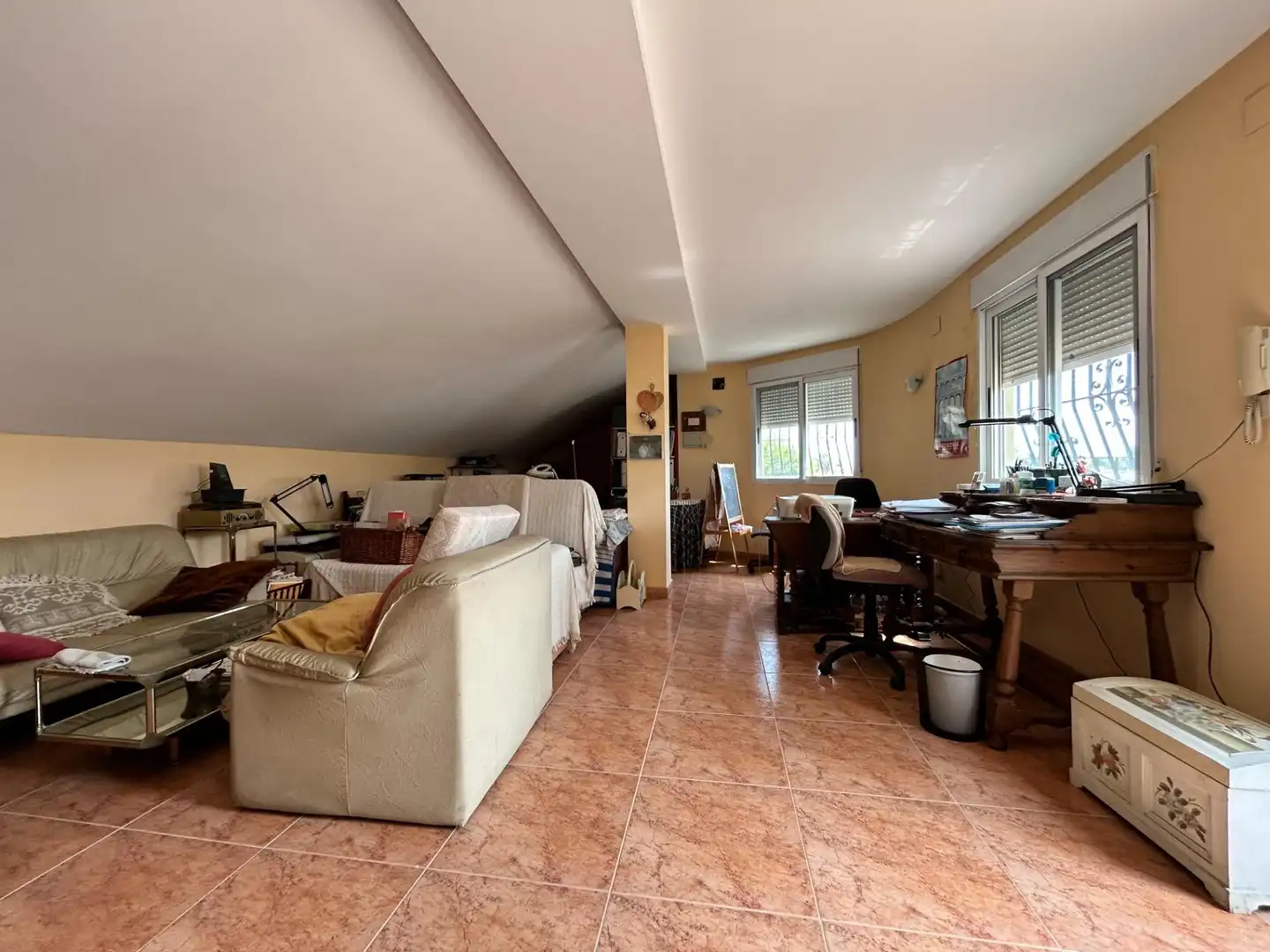 Sala de estar de Casa o chalet en venta en Daimús con Aire acondicionado, Terraza y Trastero