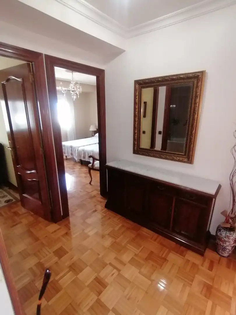 Bedroom of Flat for rent in Gijón   with Heating, Parquet flooring and Furnished