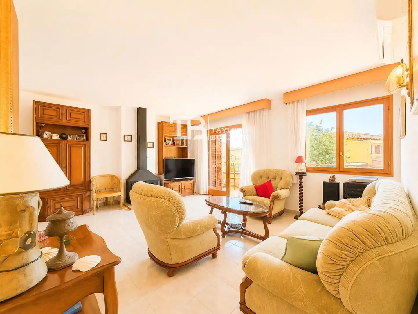 Sala de estar de Piso en venta en Calvià con Aire acondicionado, Calefacción y Terraza