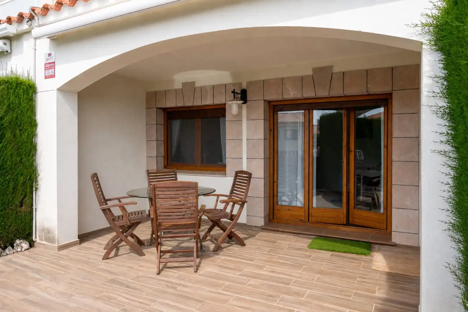Terraza de Casa adosada en venta en Mont-roig del Camp con Aire acondicionado, Jardín privado y Terraza