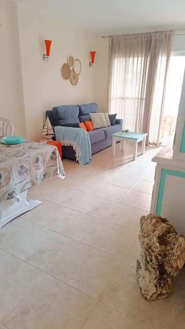 Sala de estar de Apartamento en venta en Vandellòs i l'Hospitalet de l'Infant con Amueblado y Balcón
