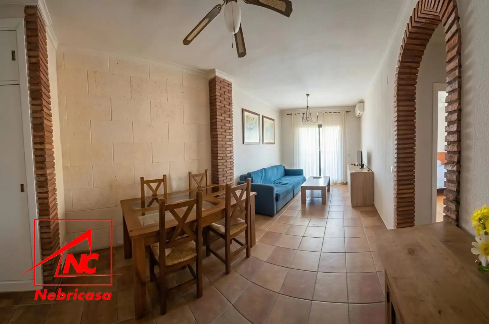 Living room of Flat for sale in Zahara de los Atunes  with Air Conditioner, Terrace and Storage room