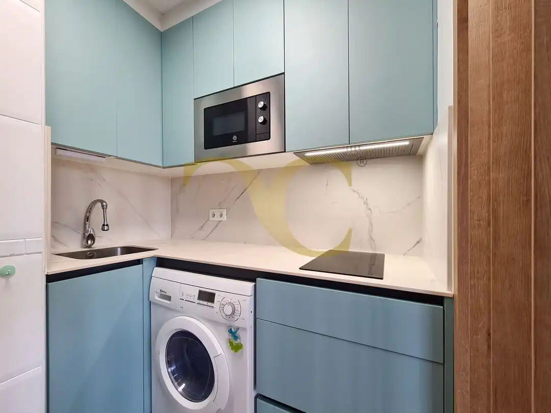 Kitchen of Flat for sale in Oviedo   with Heating, Storage room and Furnished