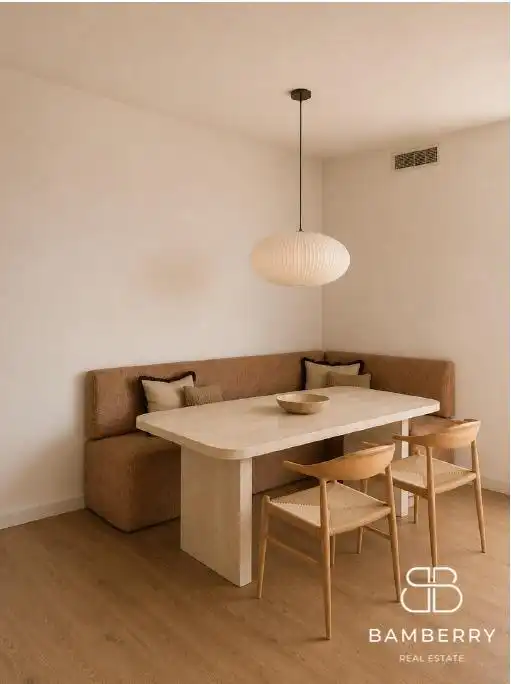 Dining room of Flat for sale in Castelldefels  with Parquet flooring and Community pool