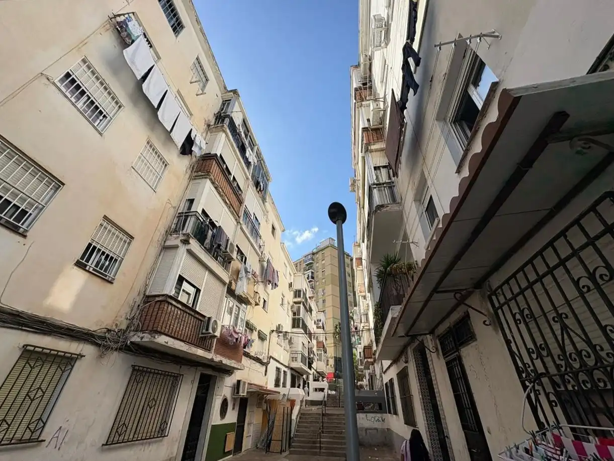 Vista exterior de Piso en venta en Málaga