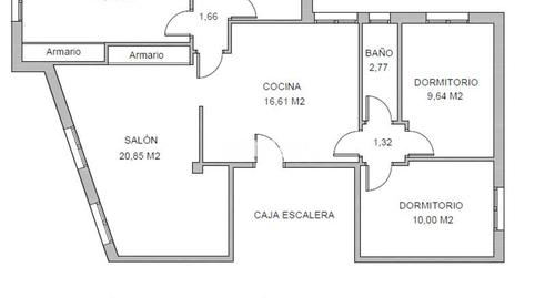 Foto 2 de Pis en venda a Magdalena,la, Versalles, Asturias