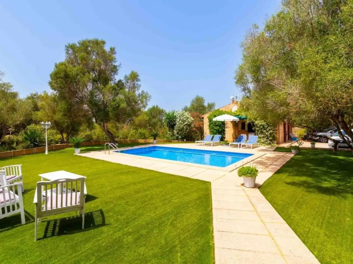 Jardí de Casa o xalet de lloguer en Santa Margalida amb Aire condicionat, Calefacció i Terrassa