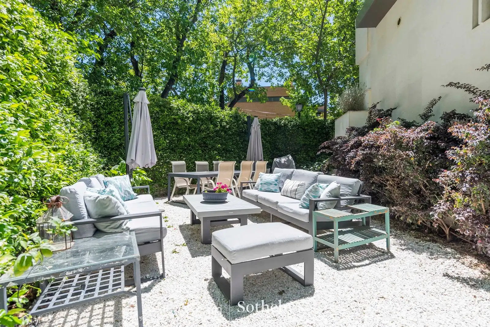 Terraza de Casa adosada en venta en Madrid con Aire acondicionado, Calefacción y Jardín privado