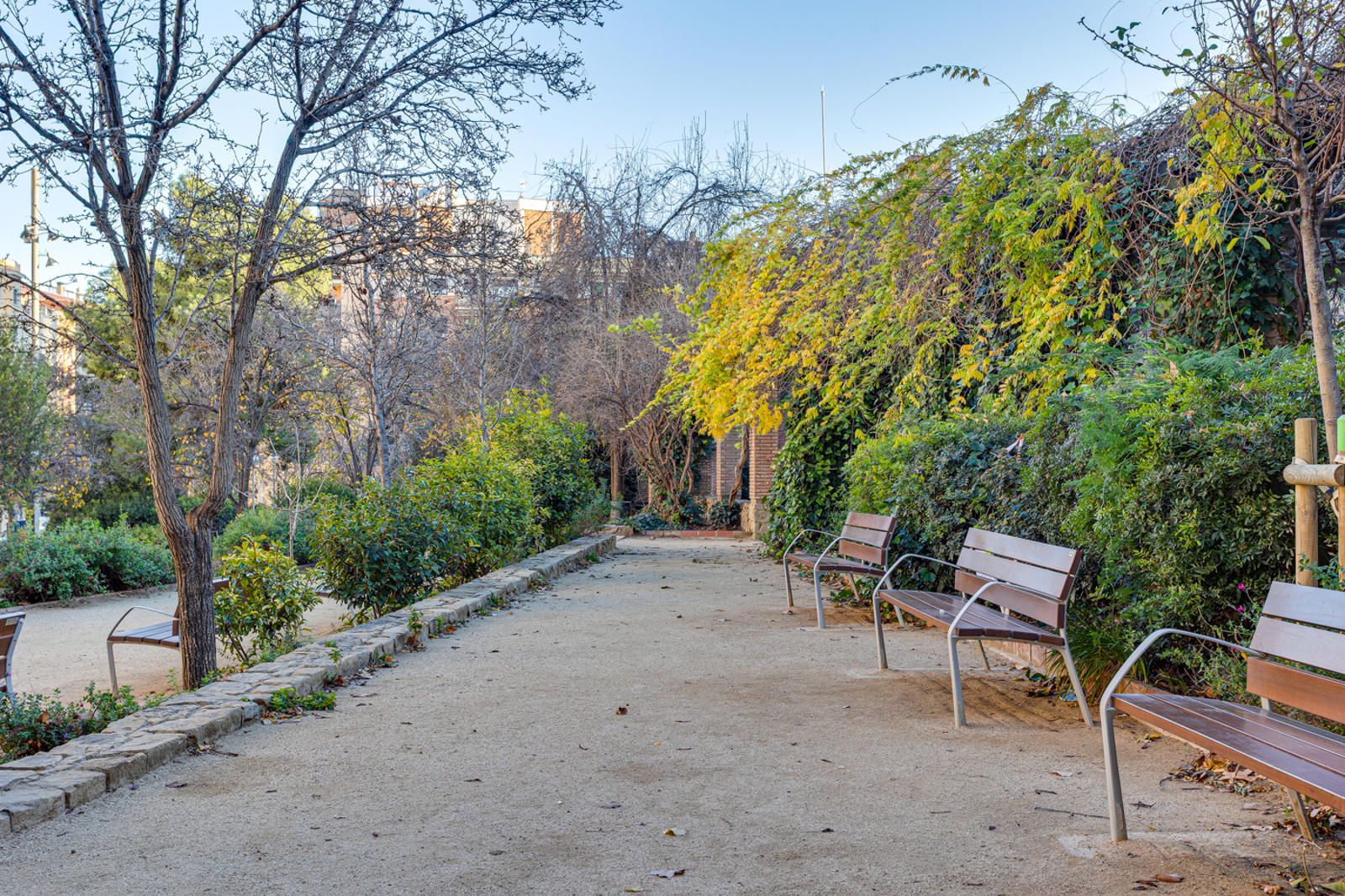 Garden of Flat for sale in  Barcelona Capital  with Heating, Parquet flooring and Terrace