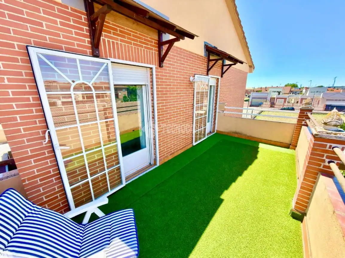 Terrace of Detached homes for sale in Cabanillas del Campo  with Air Conditioner, Heating and Private garden