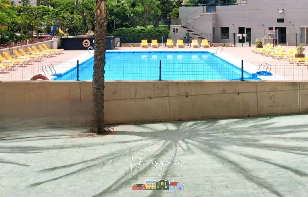 Swimming pool of Flat for rent in Las Palmas de Gran Canaria  with Heating, Furnished and Pets allowed