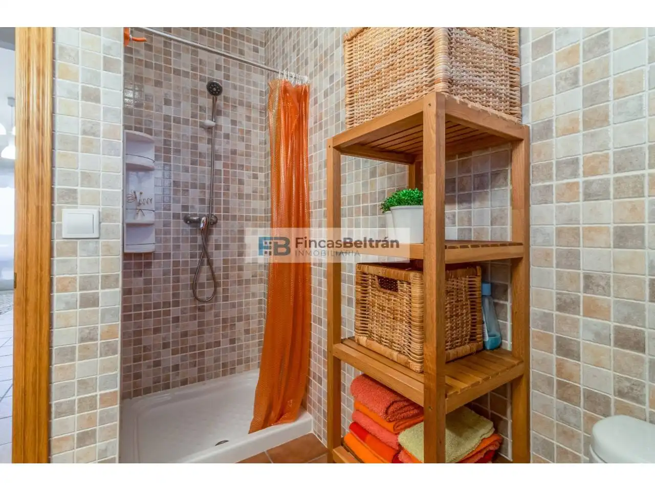 Badezimmer von Einfamilien-Reihenhaus zum Verkauf in Peñíscola / Peníscola mit Klimaanlage, Privatgarten und Terrasse
