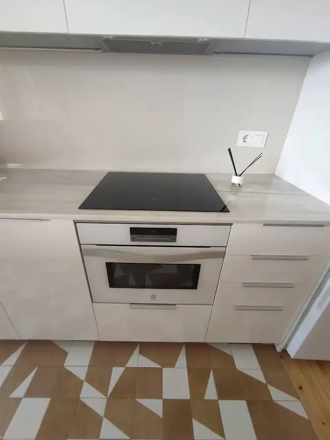 Kitchen of Flat for rent in Barcelona  with Air Conditioner, Furnished and Oven