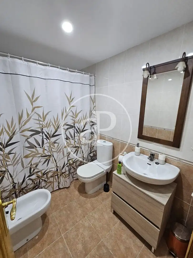 Baño de Piso de alquiler en Sagunto / Sagunt con Amueblado, Balcón y Piscina comunitaria