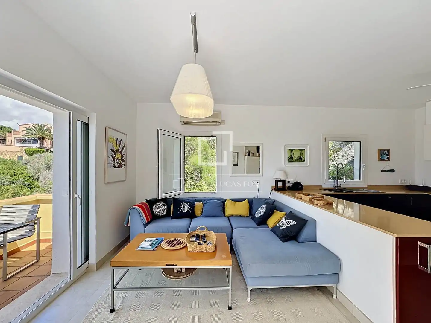 Sala d'estar de Casa o xalet en venda en Alaior amb Aire condicionat, Calefacció i Jardí privat