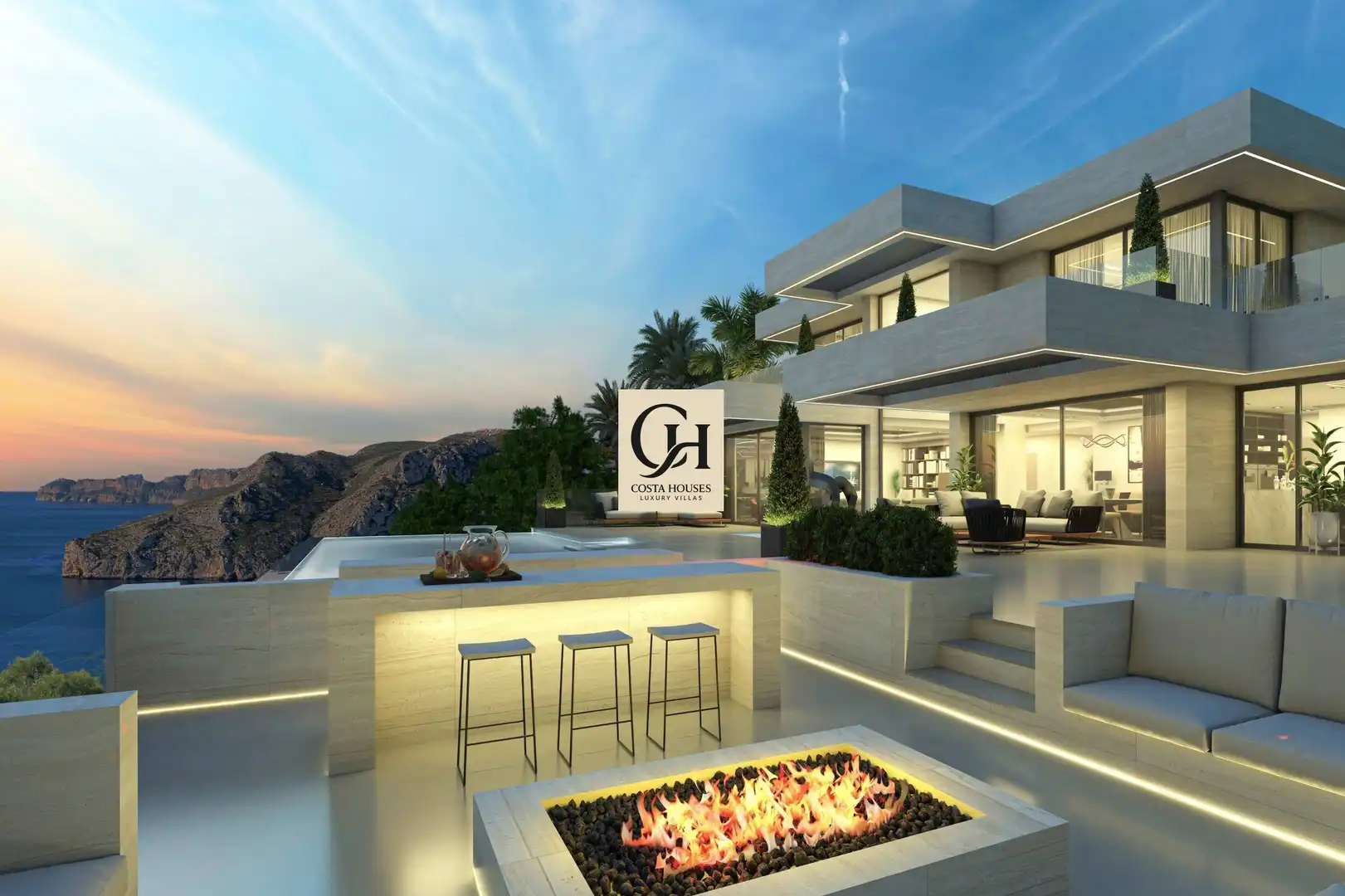 Terraza de Casa o chalet en venta en Jávea / Xàbia con Aire acondicionado, Jardín privado y Terraza