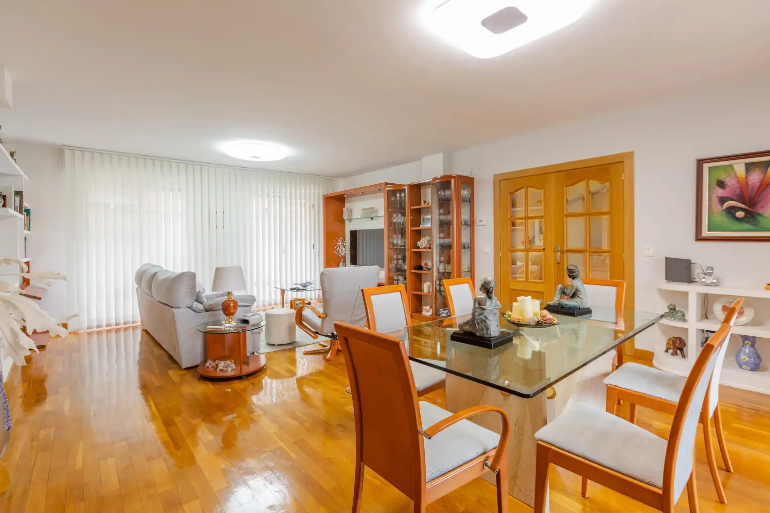 Comedor de Casa adosada en venta en Barañáin / Barañain con Calefacción, Jardín privado y Parquet