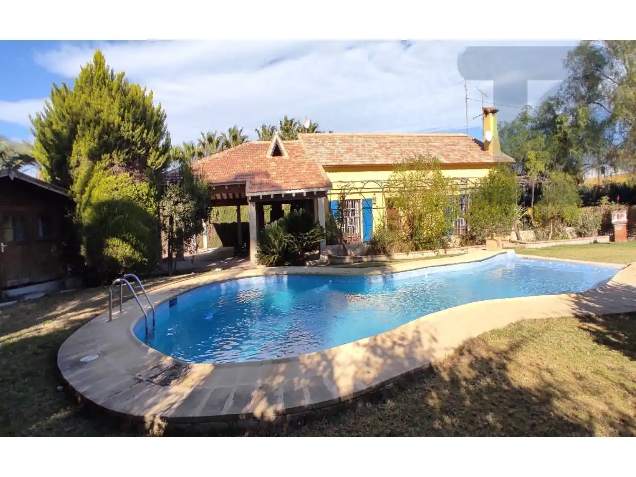 Piscina de Casa o xalet en venda en Lorca amb Aire condicionat, Calefacció i Jardí privat