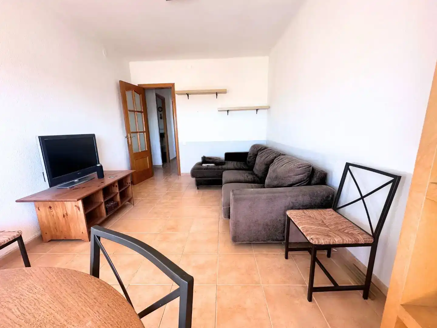 Sala de estar de Piso en venta en Cubelles con Balcón