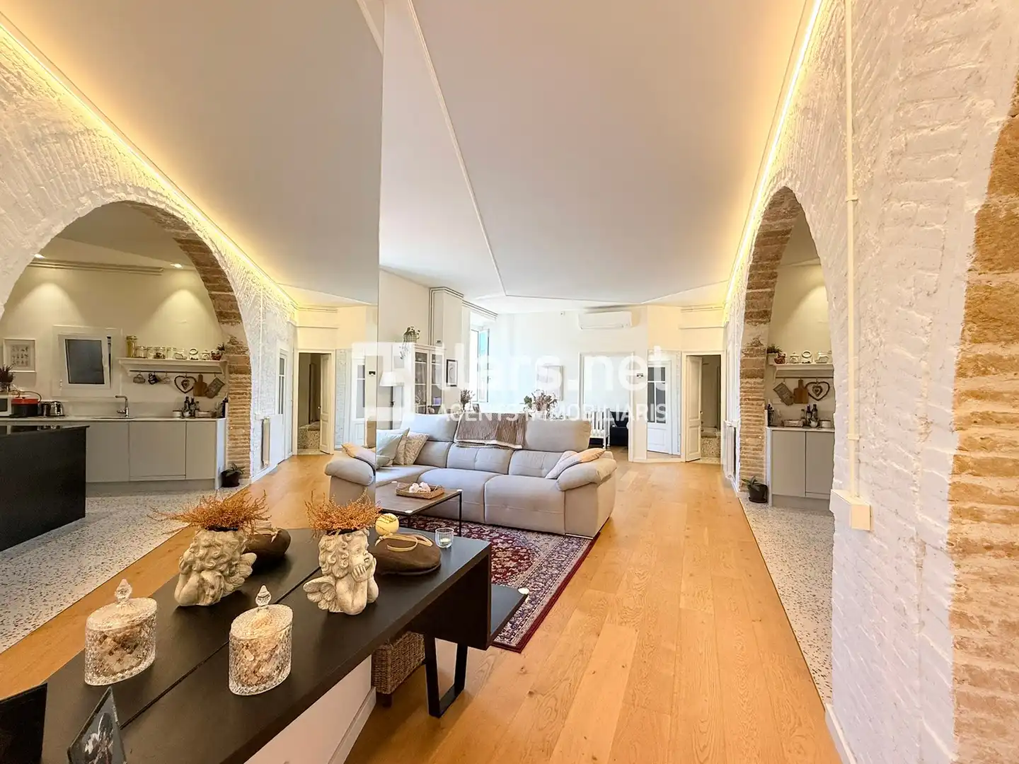 Sala de estar de Piso en venta en Vilanova i la Geltrú con Calefacción y Balcón