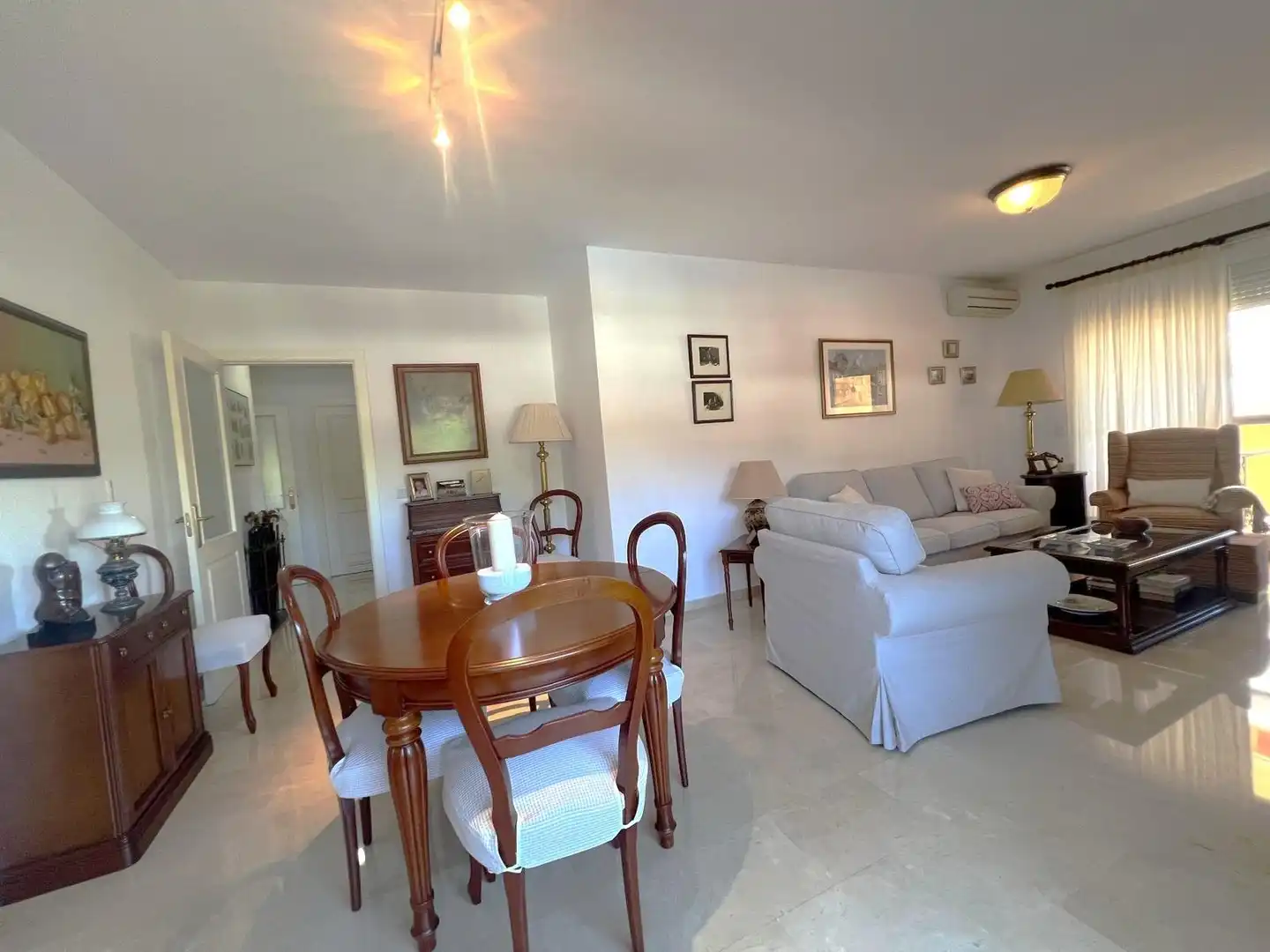 Comedor de Piso en venta en Fuengirola con Aire acondicionado, Jardín privado y Terraza