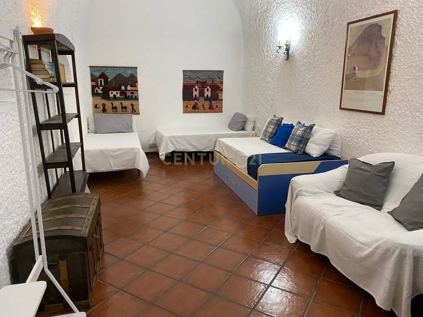 Sala de estar de Casa o chalet de alquiler en Guadix con Lavadora, Microondas y TV