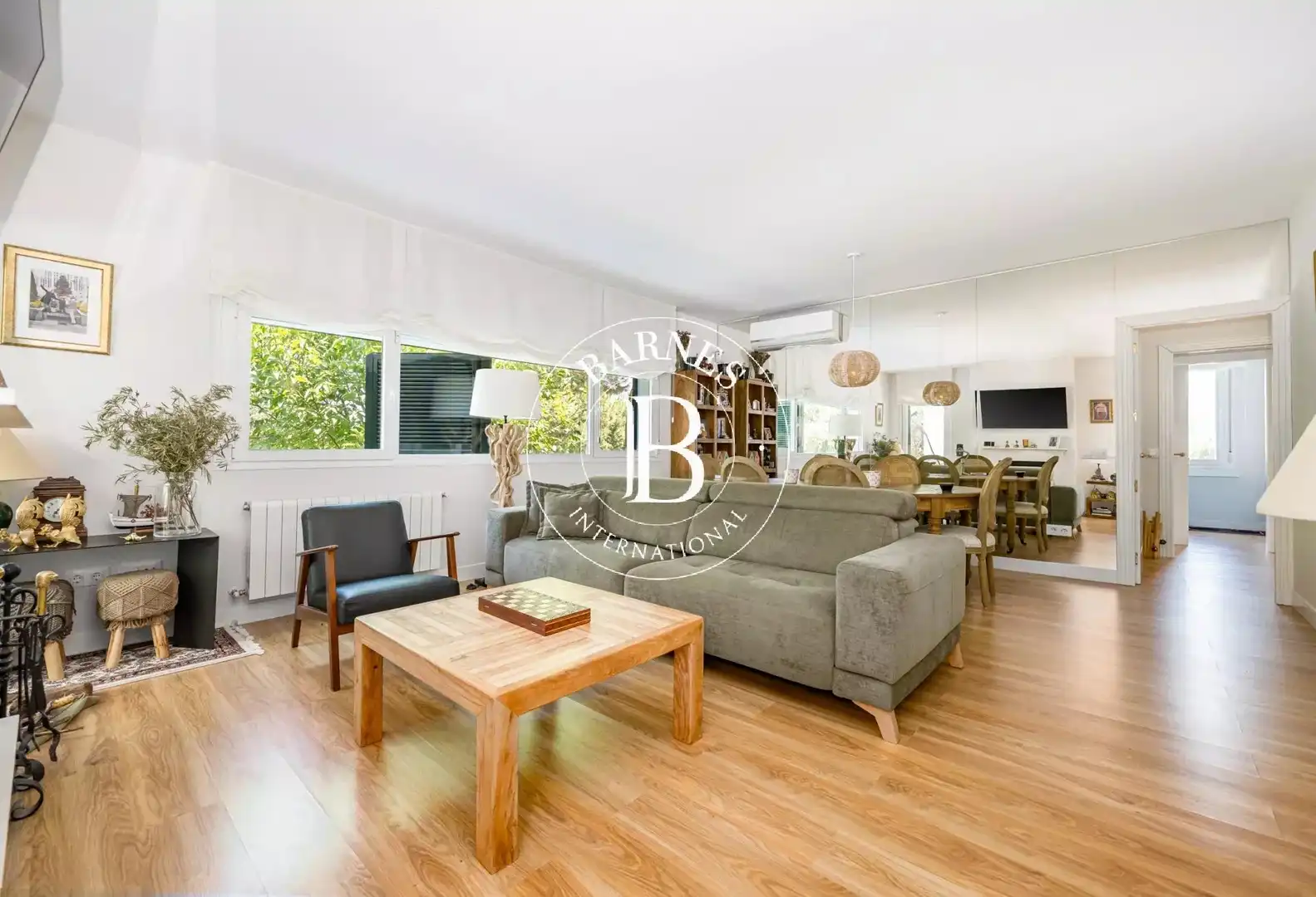 Sala d'estar de Casa o xalet de lloguer en Redueña amb Aire condicionat, Calefacció i Terrassa