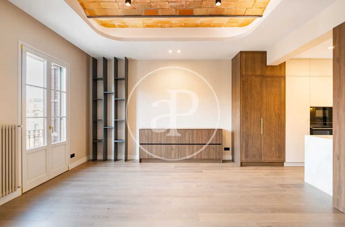 Living room of Flat for sale in Barcelona  with Air Conditioner, Heating and Balcony