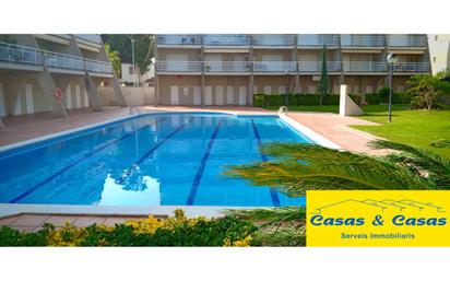 Swimming pool of Flat for sale in L'Escala  with Terrace, Furnished and Community pool
