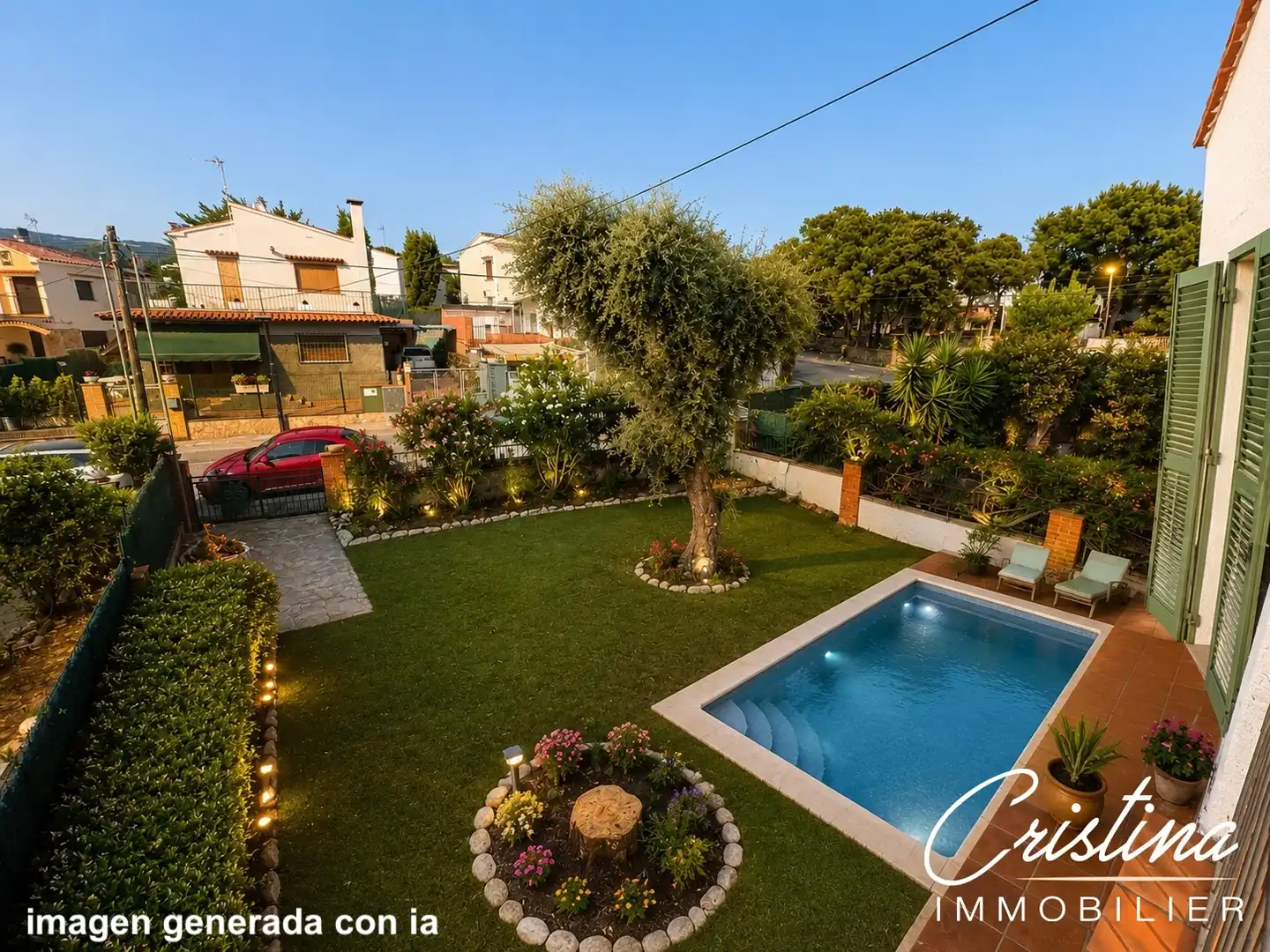 Piscina de Finca rústica en venda en Santa Cristina d'Aro
