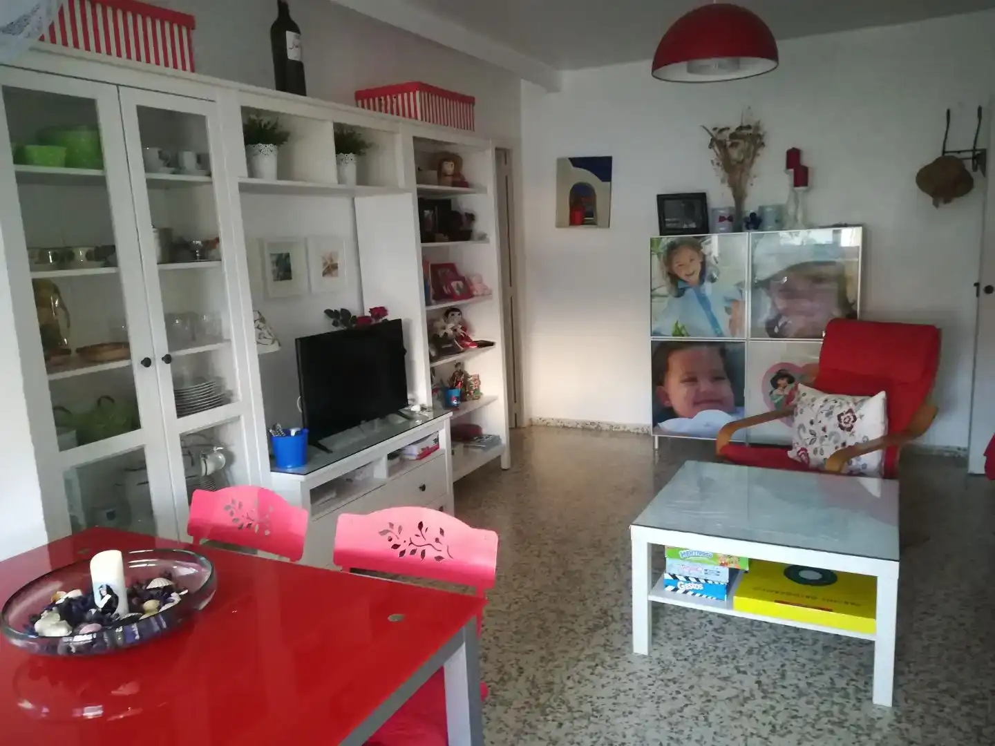 Wohnzimmer von Wohnung zur Miete in Mazagón mit Möbliert