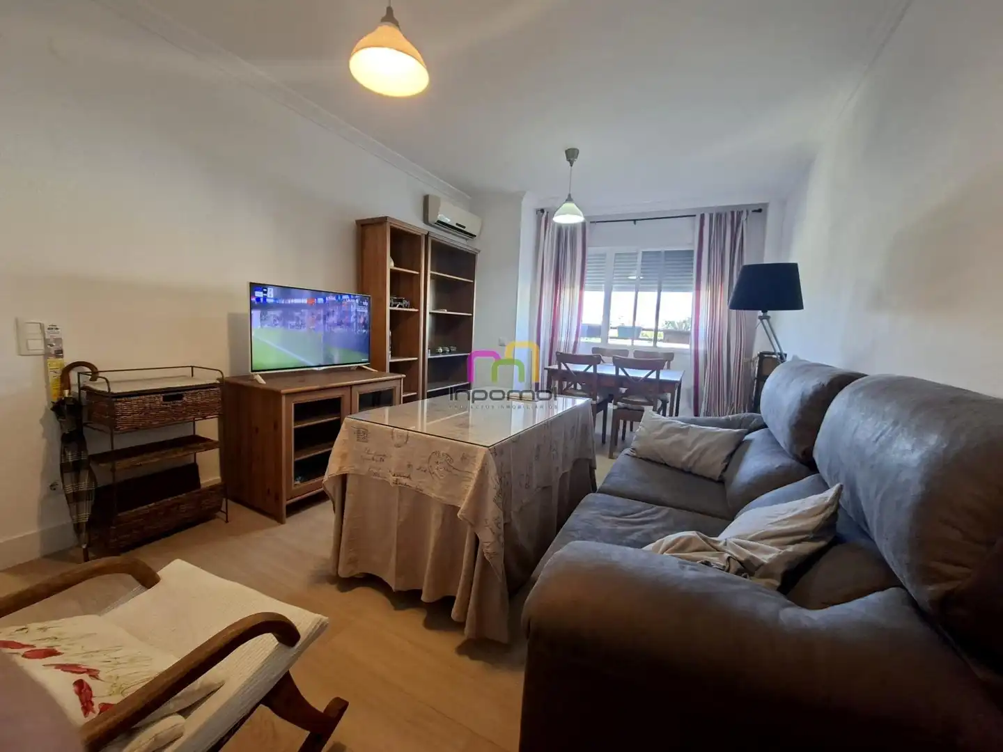Sala de estar de Piso de alquiler en Badajoz con Aire acondicionado, Calefacción y Amueblado