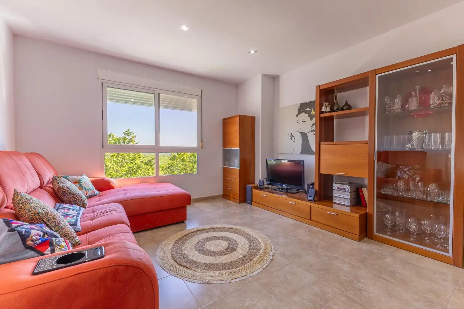 Living room of Flat for sale in Sagunto / Sagunt  with Air Conditioner, Heating and Storage room