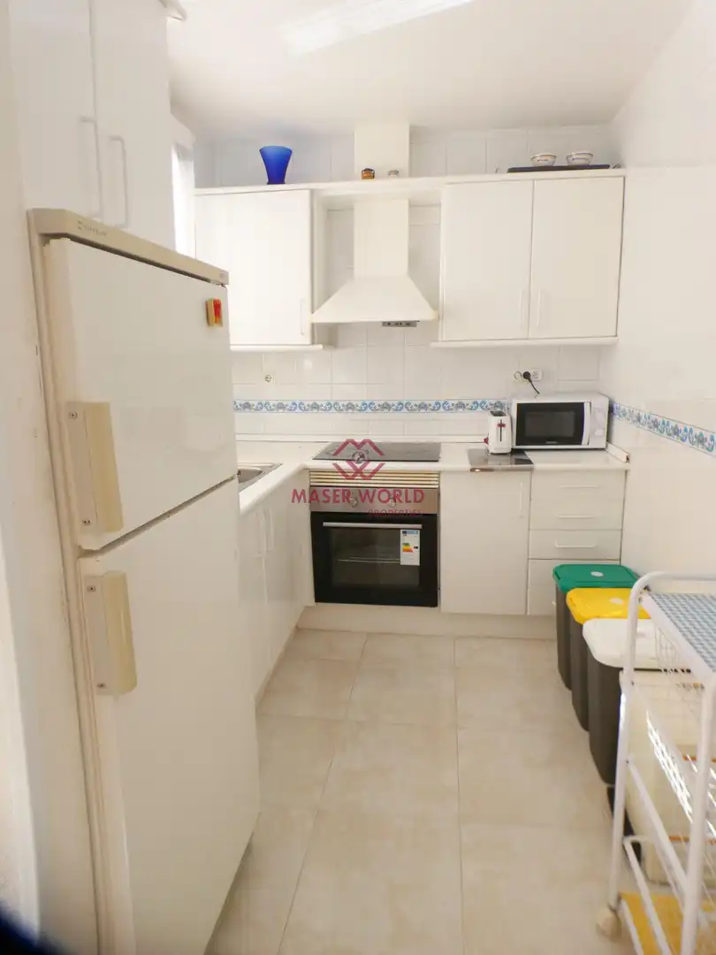 Kitchen of Flat for sale in Mazarrón  with Terrace, Furnished and Community pool