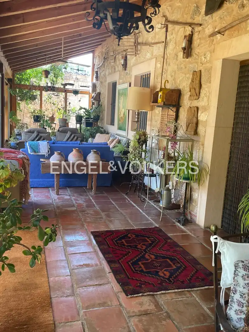 Terraza de Casa o chalet en venta en Condado de Castilnovo con Aire acondicionado, Calefacción y Jardín privado