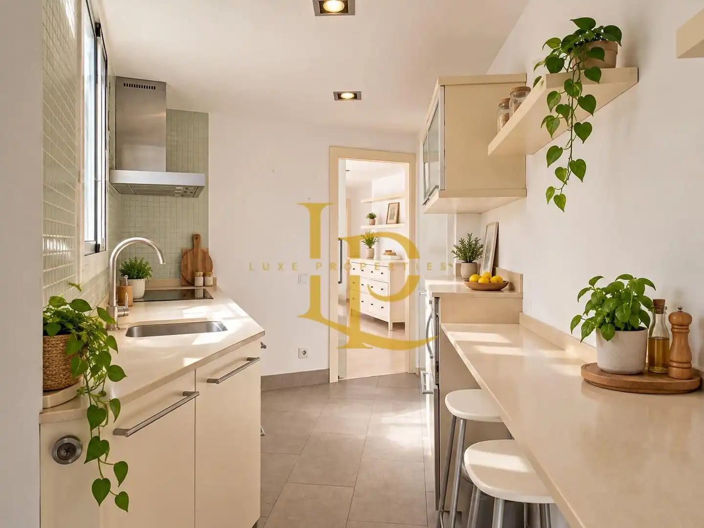 Kitchen of Flat for sale in Cerdanyola del Vallès  with Air Conditioner, Heating and Oven