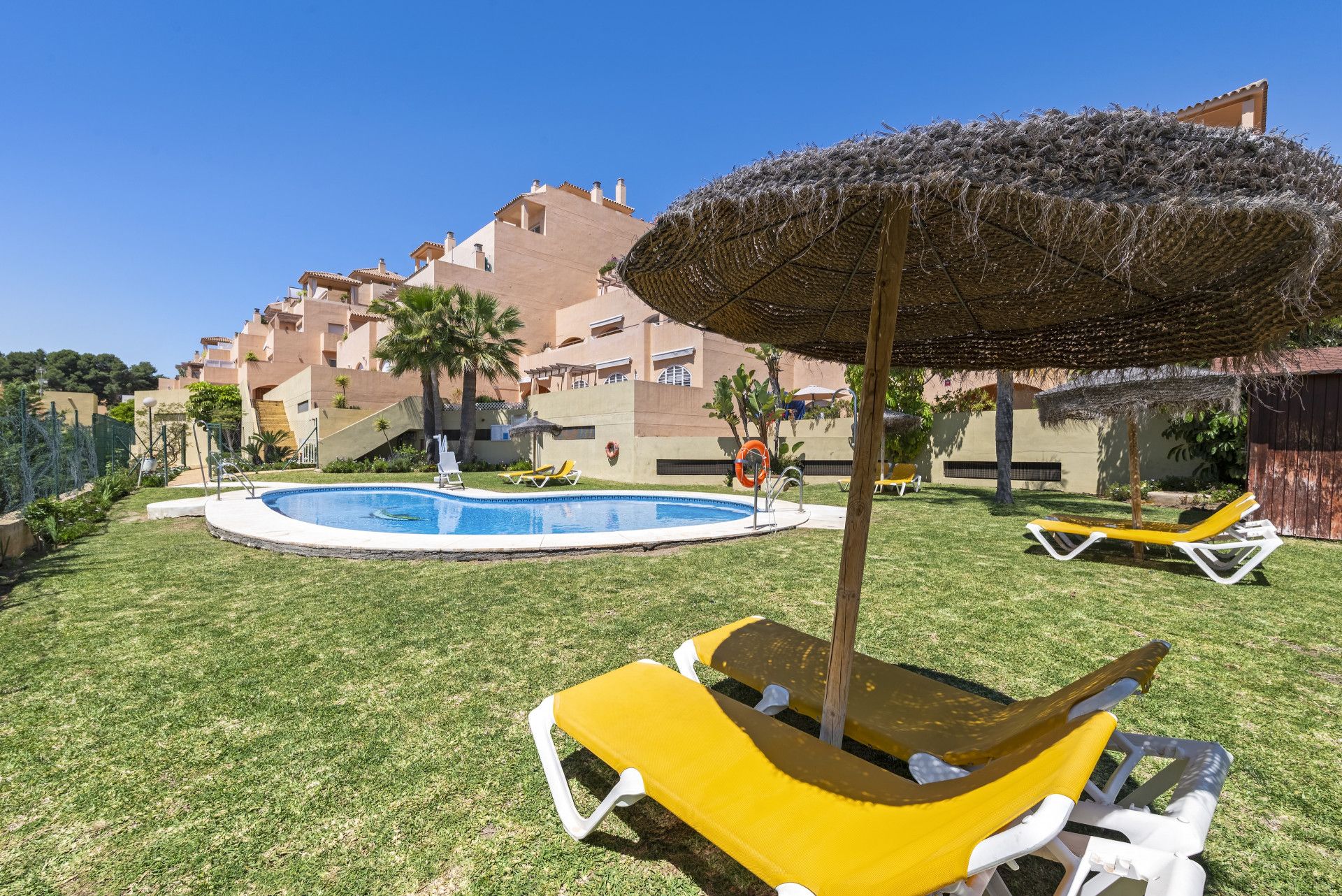 Garden of Planta baja for sale in Mijas  with Air Conditioner, Terrace and Storage room