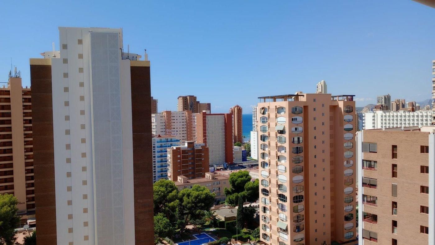Vista exterior de Apartament en venda en Benidorm amb Jardí privat, Terrassa i Piscina comunitària