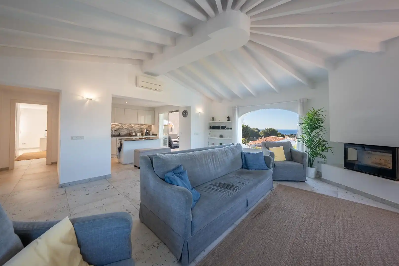 Living room of Houses for sale in Jávea / Xàbia  with Air Conditioner, Heating and Private garden