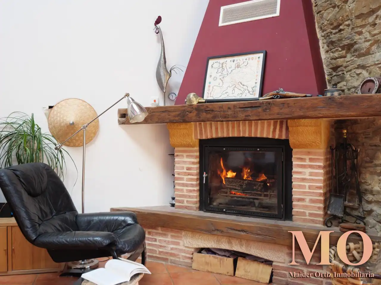 Wohnzimmer von Country house zum Verkauf in Bergara mit Heizung, Privatgarten und Terrasse
