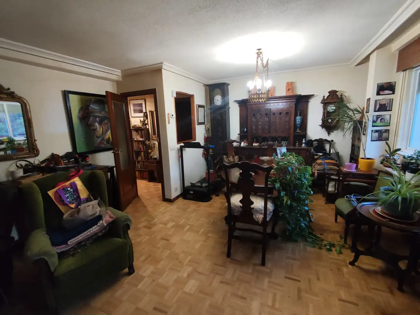 Sala d'estar de Pis en venda en Salamanca amb Calefacció, Jardí privat i Parquet